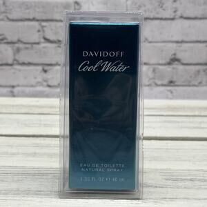 DAVIDOFF Cool Water for Men Cologne 1.3 oz 40 ml Eau De Toilette Spray NEW